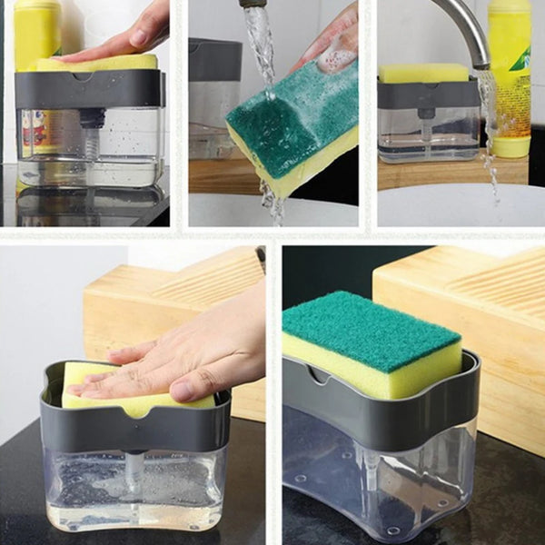 QuickPress Portable Kitchen Soap Dispenser